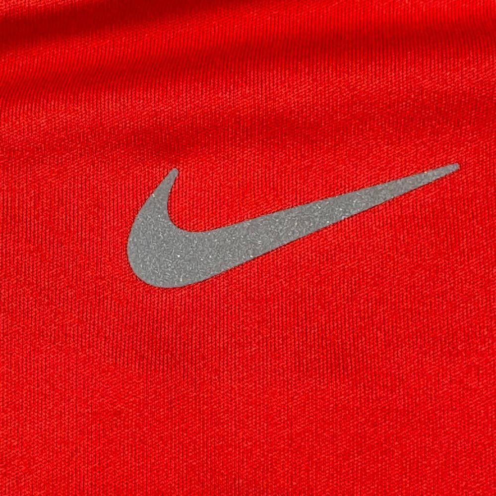 NIKE Running Move To Zero Double Swoosh Womens Lg. Racerback‎ Red Tank Top - Picture 5 of 12